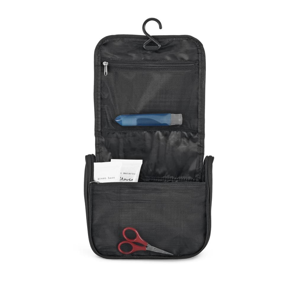 WILLIS. Beauty case in microfibra con varie tasche